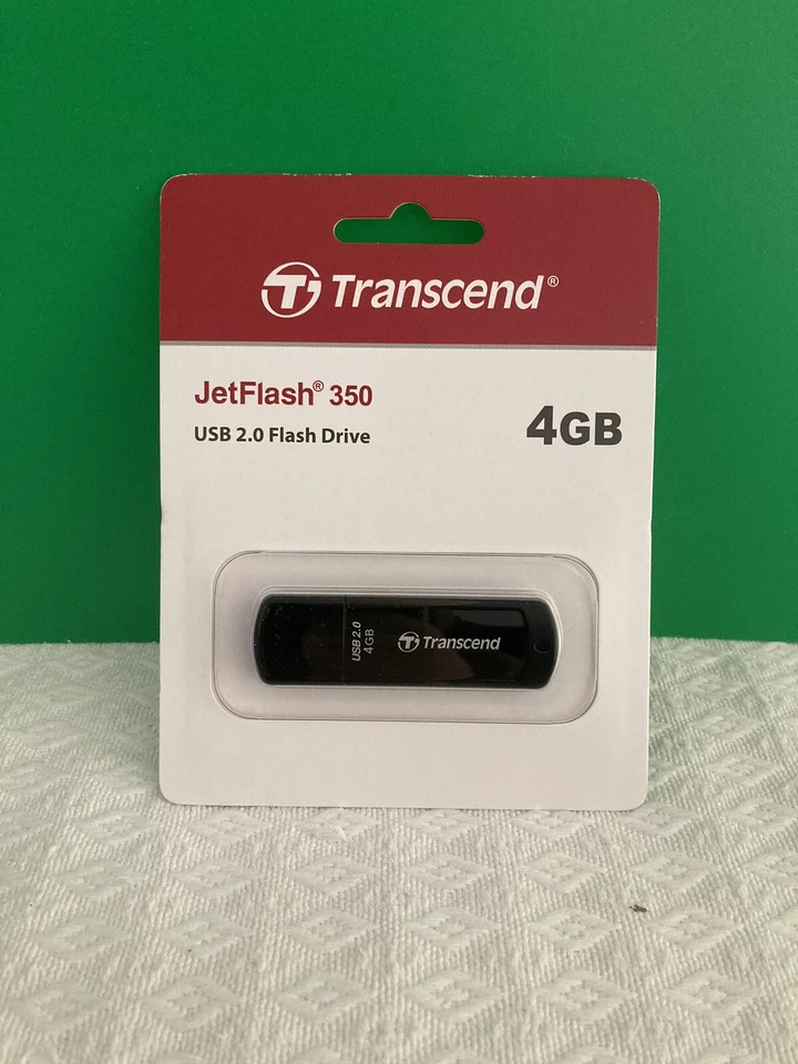 Transcend JetFlash 350 4 GB USB-Stick - Neuf Scelle - Photo 1/4