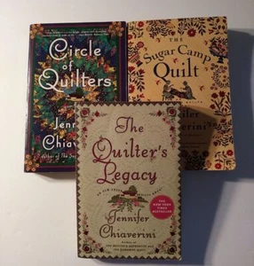 Jennifer Chiaverini Quilters Books 3 Paperback Sugar Camp Legacy Circle - Picture 1 of 7