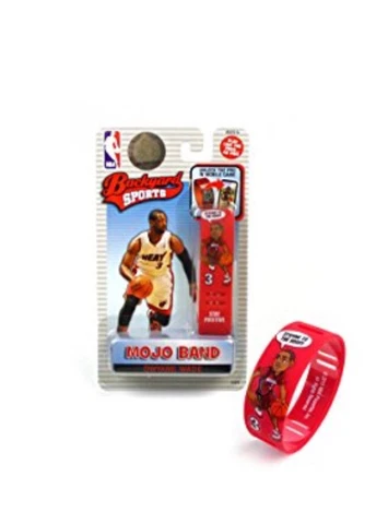 New Backyard Sports NBA Mojo Band Dwyane Wade Miami Heat Kids Bracelet Cover