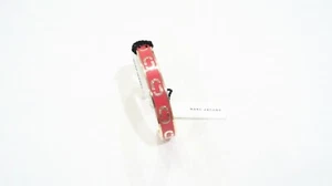 Marc Jacobs Gold Pink Cuff Bracelet New with tags Designer cuff original label - Picture 1 of 12