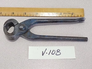 Vintage 6.5” End Nippers w/ Nail Puller Unbranded Made in Italy (Lot V-108) - Picture 1 of 9