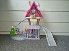 Enchantimals Hoppin Ski Chalet Play Set inc Doll Pet House Slide Mattel