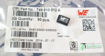 Audio-Transformator/ Signal-Transformator/ Serie WE-LAN - 350 µH - SMD/ SMT NEU - Bild 1 von 2