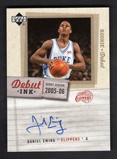 2005-06 Upper Deck Rookie Debut Ink #DE Daniel Ewing Los Angeles Clippers AUTO