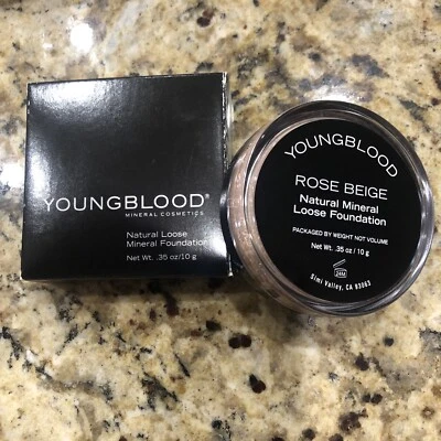 Youngblood Natural Loose Mineral Foundation Rose Beige .35 Oz - Image 1 of 4