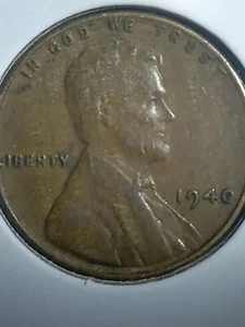 1940 Lincoln Cent With A Very Nice Obverse Die Crack And Date Error!!! - Picture 1 of 7