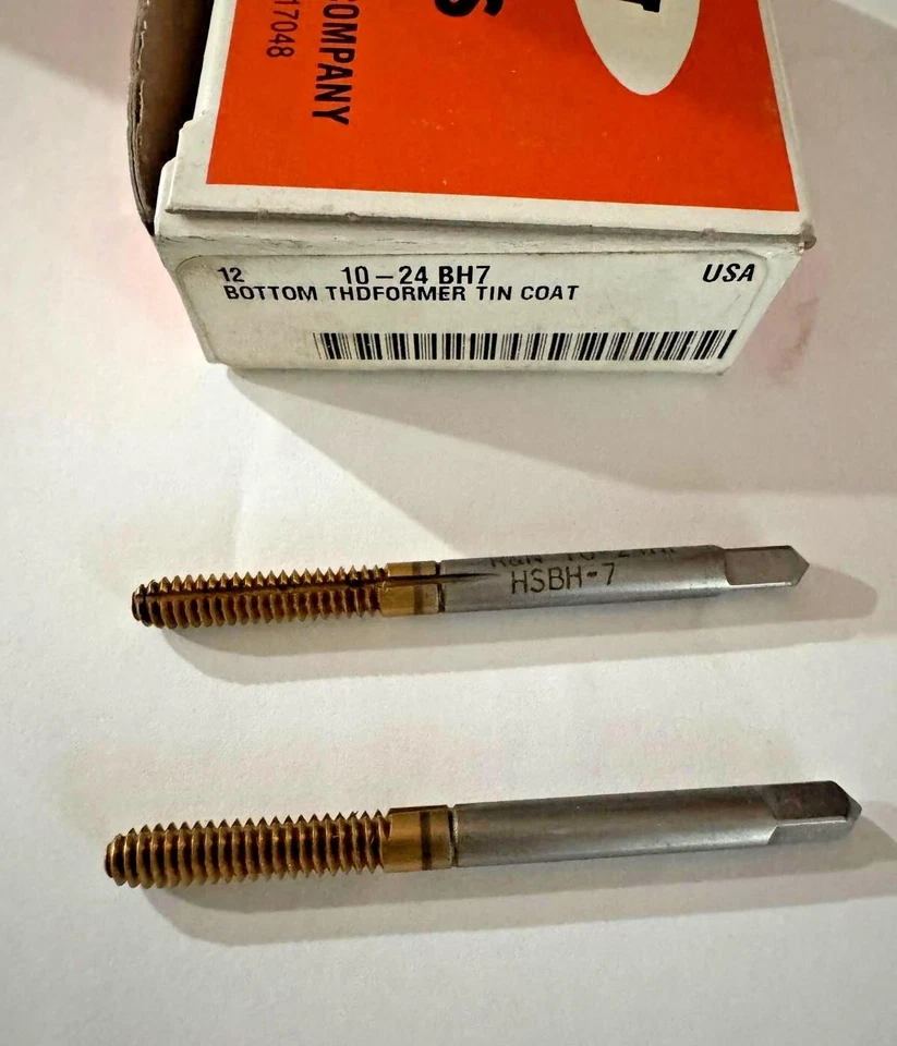 Grifo inferior estándar Reiff Nestor R&N ThreadFormer HSS 10 - 24 BH7 estaño EE. UU. 2 piezas Foto 1 de 3