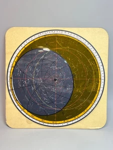 Vintage German DDR Starry Sky Chart Disk Rotating Star Map Northern Hemisphere - Picture 1 of 9