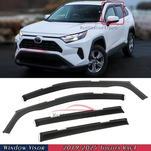 For 2019-2025 Toyota Rav4 In-Channel Rain Guards Window Visors Shade Deflector - Picture 1 of 5
