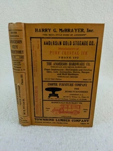 ANDERSON CITY DIRECTORY South Carolina Vol. XL 1927 - Picture 1 of 8