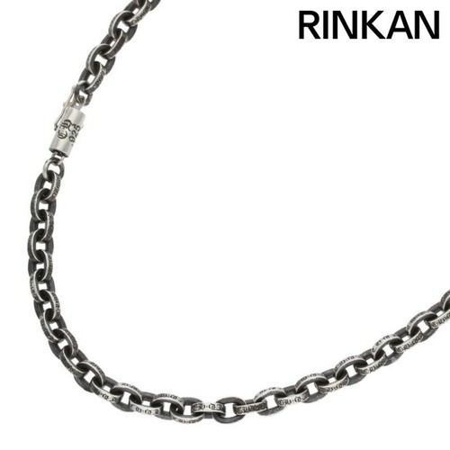 CHROME HEARTS Collana uomo argento 20 20 pollici cuori cromati CATENA CARTA usata 2d88a26cc948f2a7d