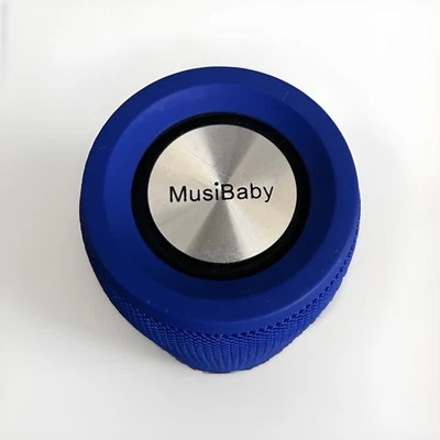 New MusiBaby M68 Small Portable Speaker: BT5.3 Waterproof Blue - Image 1 of 4