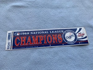 Autoaufkleber Los Angeles Dodgers 1988 National League Champions World Series - Bild 1 von 2