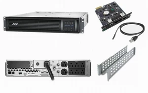 APC SMT2200RM2UNC Smart-UPS 2200VA 1980W 120V 2U Power Backup AP9631 SMT2200RM2U - Picture 1 of 6