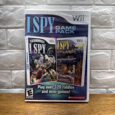 I Spy Game Pack Ultimate I Spy & I Spy Spooky Mansion (Nintendo Wii ) Sealed New - Image 1 of 4