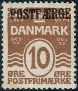 DINAMARCA. 1930. #Q2. Correo de paquete. Øre 10, marrón bister, numeral. MNH (PK2690) - Imagen 1 de 2
