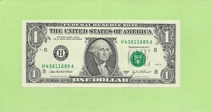 2003A ..UNCIRC $1  H 4361 1689  A .... 2003A  $1  H-A       NICE NOTE        FRN - Picture 1 of 2
