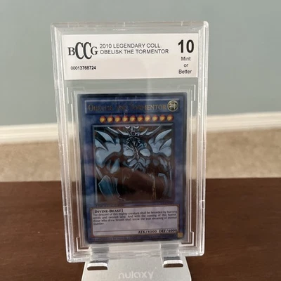 YuGiOh! 2010 Legendary Collection "Obelisk the Tormentor" BCCG 10 MINT - Image 1 of 3