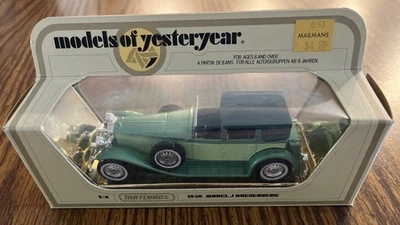 1930 Model J Duesenberg 1978 Matchbox Models Of Yesteryear Y-4 43:1 Scale Nib - Image 1 of 4