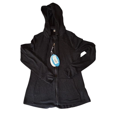 Chaqueta para mujer Greg Norman Caitlyn cremallera completa negra talla pequeña nueva con etiquetas  Foto 1 de 4