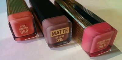 💜🩷💜Max Factor Lip Stick Bundle, Shades~50/55/55 Set Of 3 BN Lipsticks💜🩷💜 - Image 1 of 4