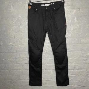 Pantalones de mezclilla Red Route para motocicleta, refuerzo de rodilla y cadera, negro para hombre talla 32 (W33 L33) - Imagen 1 de 15