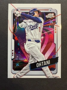 2024 Topps Chrome Cosmic White Hole Refractor #196 Shohei Ohtani Dodgers - Bild 1 von 2