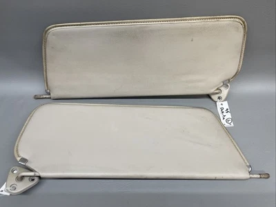 1987 1996 Dodge Dakota Sun Visor Set Beige Vinyl - Image 1 of 4