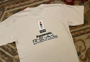 Vintage RARE 3DO Panasonic "Real" Video Game Shirt Promo Large - Picture 1 of 7