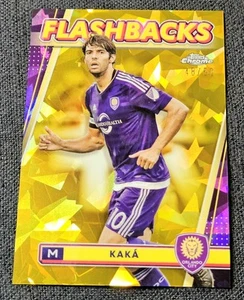 2024 Topps Chrome MLS Sapphire Gold /50 Flashbacks Kaka Refractor #95 - Picture 1 of 2