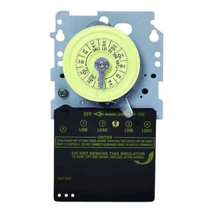 Intermatic T104M 40A 208-277V DPST 24-Stunden mechanische Zeitschaltuhr NEU - Bild 1 von 3