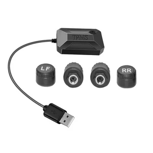Simple to Use TPMS Car Tire Pressure Alarm USB with 4 Internal Sensors - Picture 1 of 10
