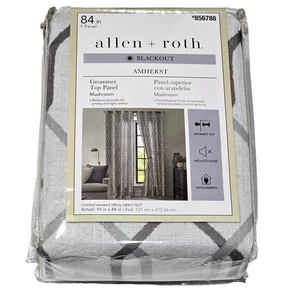 Allen Roth Blackout Amherst Tülle oben 1 Panel 50x84in 856786 - Bild 1 von 1