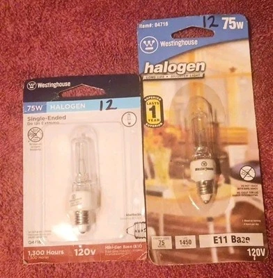 2 Westinghouse 04716 Mini Candelabra Base E11 Base Bulbs - Image 1 of 3