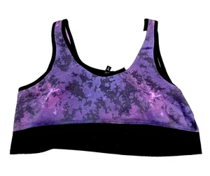 Torrid Lightly Padded Seamless Bralette Tie Dye Purple 00 M L 10 #A28857 - Picture 1 of 4