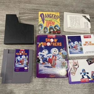 Capcom Snow Brothers (Nintendo Entertainment System, 1991) NES Completo EN CAJA LEER - Imagen 1 de 23