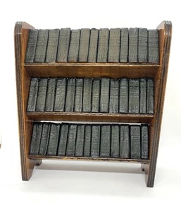 The Works of William Shakespeare Miniature Book Set 40 Volumes Bookcase Vintage - Picture 1 of 4