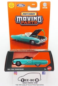 Matchbox 1963 Ford Thunderbird Green Moving Parts 2025 New & Sealed Mattel JBW68 - Picture 1 of 1