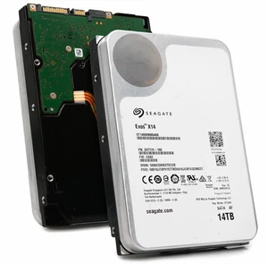 Seagate Exos X14 14TB ST14000NM0408 7.2K RPM SATA 6GB/s 3.5" HDD - Afbeelding 1 van 9