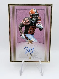 Duke Johnson - 2015 Topps Definitive Metal Framed Rookie Auto Pink /10 RC SSP - Picture 1 of 3