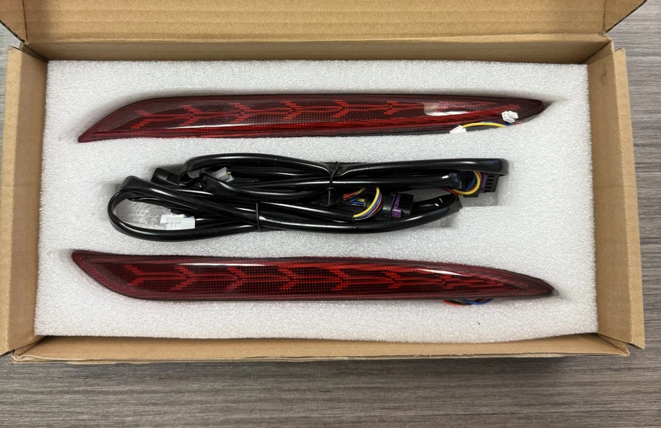 17-23 Tesla Model S LED Bumper Reflector Lights - Image 1 of 1