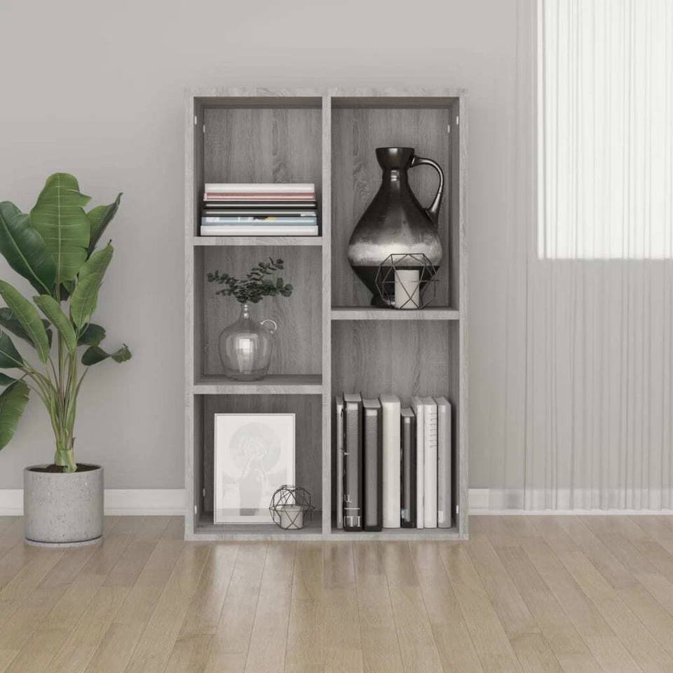 vidaXL Libreria/Credenza Grigio Sonoma 50x25x80 cm Legno Multistrato - Immagine 1 di 1
