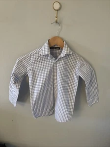 Michael Kors Boys Plaid Button Down Casual/Dress Shirt,size 7 - Picture 1 of 3