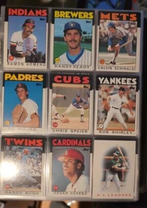 1986 Topps base cards 201-400 Pick from drop down list - Picture 1 of 2