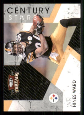 2009 Donruss Threads Century Stars #9 Hines Ward - Image 1 of 2