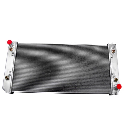 4Row Aluminum Radiator for 2003-2007 Chevy GMC C4500/C5500 C6500 Kodiak Topkick Foto 1 de 4