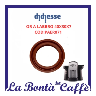 RICAMBIO ORIGINALE GUARNIZIONE A LABBRO 40X30X7 MACCHINA DIDIESSE PAGODA/ISOTTA