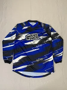 Answer Racing Mens Large Long Sleeve Jersey Blue Motorsports - Picture 1 of 7