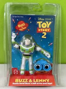 🔹Toy Story 2 personaggi Buzz Lightyear & Lenny🔹Mattel 1999 Disney Pixar - Foto 1 di 3