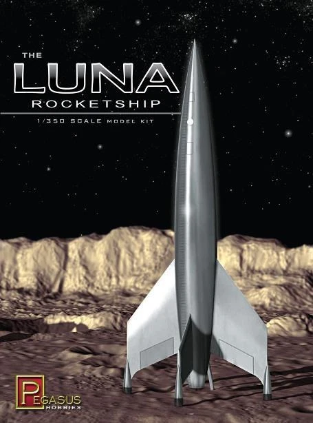 Pegasus 1/350 Luna Rocketship Plastic Model Kit 9110 Pgh9110